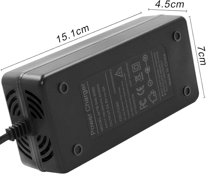 UURRPP 54.6V 2A Li-ion Ladegerät Mehrere Stecker Für Elektrofahrrad Roller E-Bike Boot Motorrad Akku