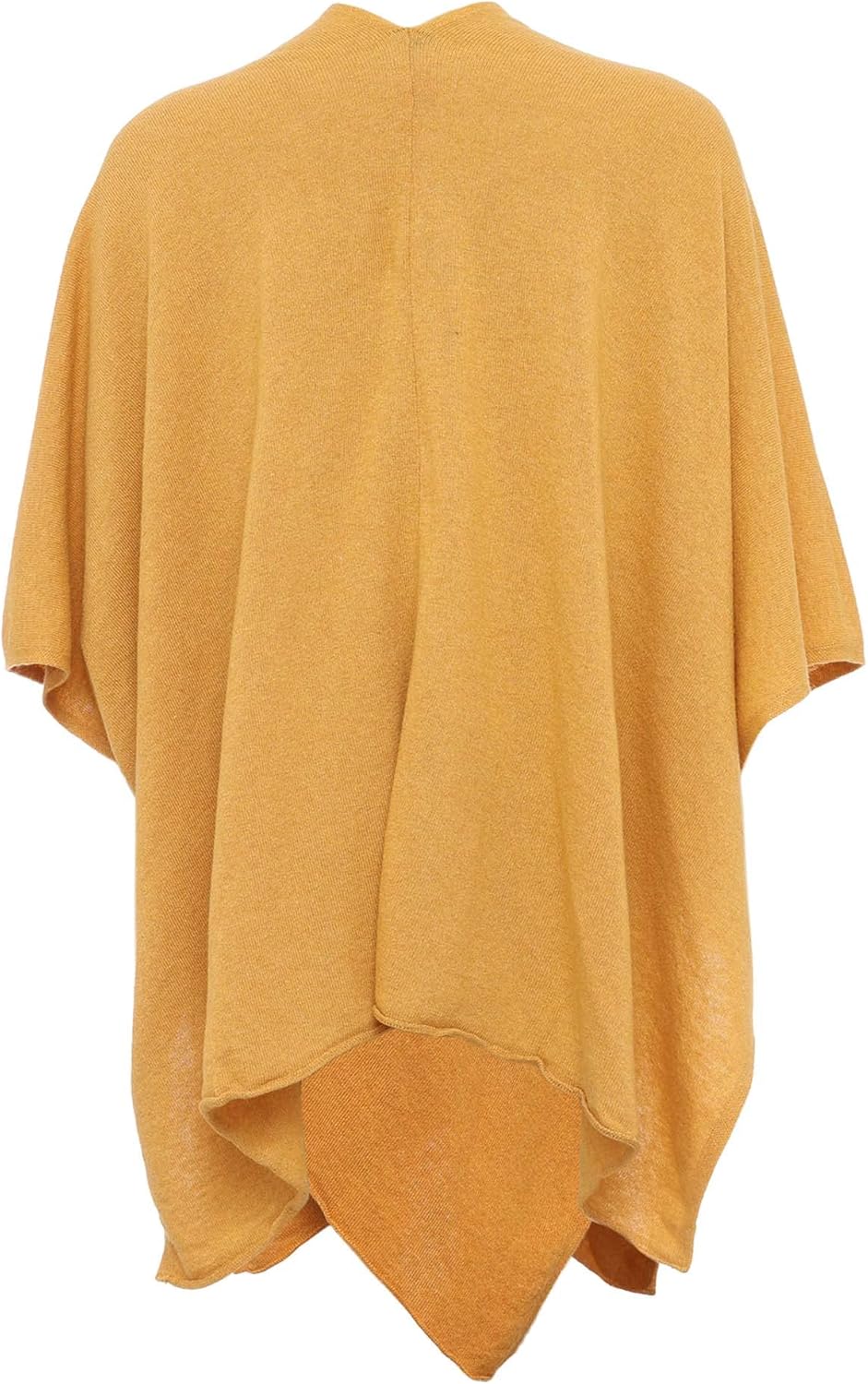Zwillingsherz Poncho-Schal mit Kaschmir - Hochwertiges Cape für Damen - XXL Umhängetuch und Tunika m