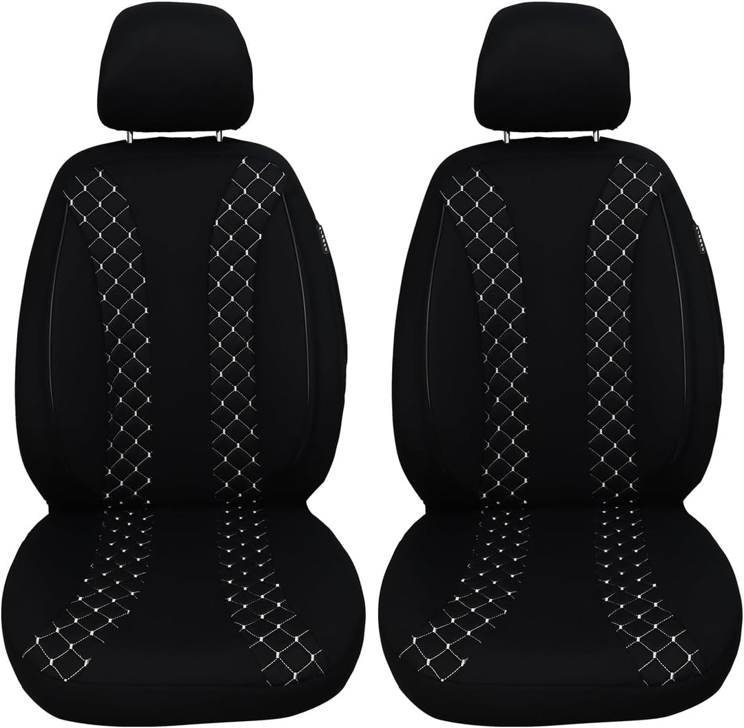 BREMER SITZBEZÜGE Mass Auto Schonbezüge kompatibel mit VW Golf Plus Fahrer & Beifahrer Set ab 2004-2