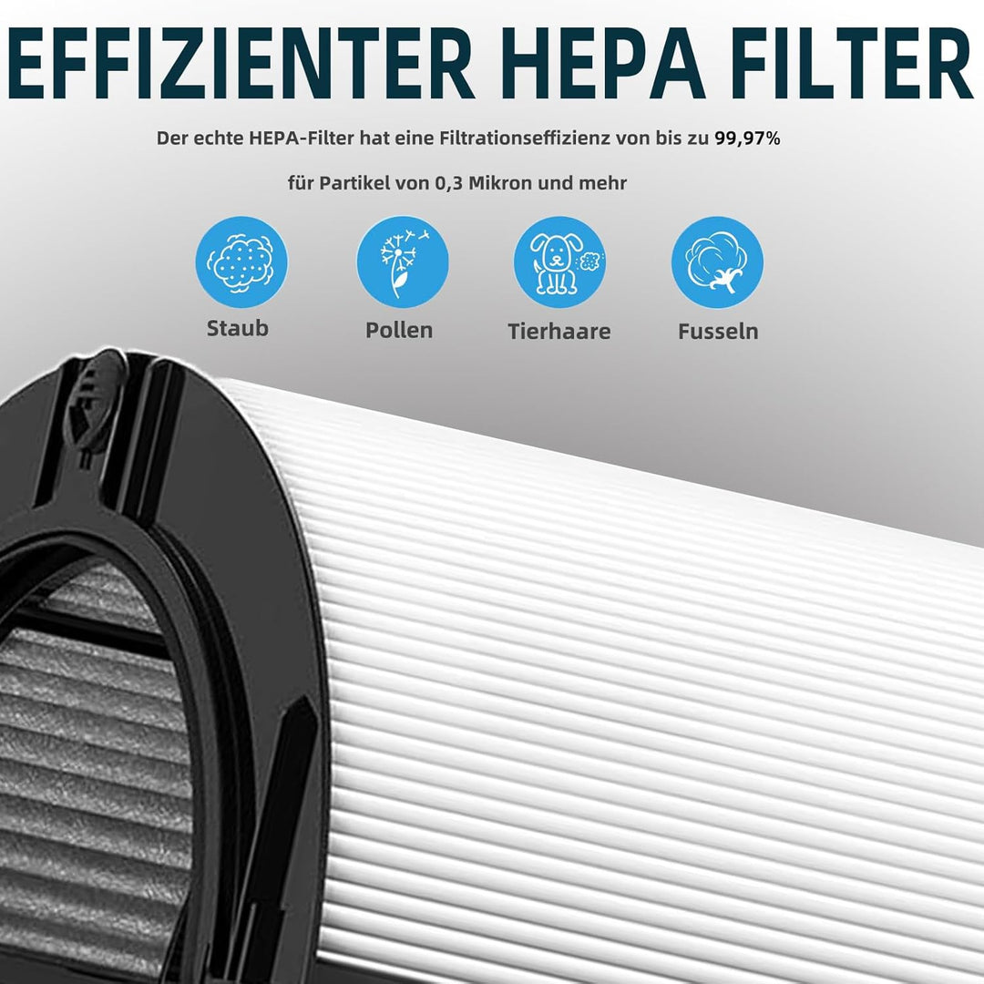 2-in-1 Luftreiniger HEPA Ersatzfilter Kompatibel mit Dyson TP06 TP7A TP09 TP10 HP07 TP07 HP09 HP10 P