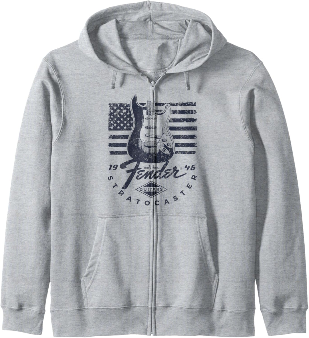 Fender 1946 Stratocaster American Flag Backdrop Kapuzenjacke