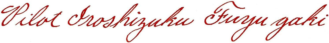 PILOT Iroshizuku Füllfederhalter-Tinte, Fuyu-Gaki, Winter Persimmon (orange-rot), 50 ml Flasche (692