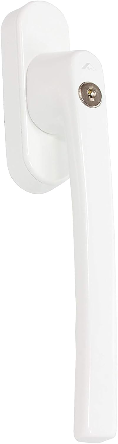 Roto Original Line Griff Patio Z mit Logo, Abschliessbar, Farbe Verkehrsweiss, Stiftlänge 35 mm 1Sch