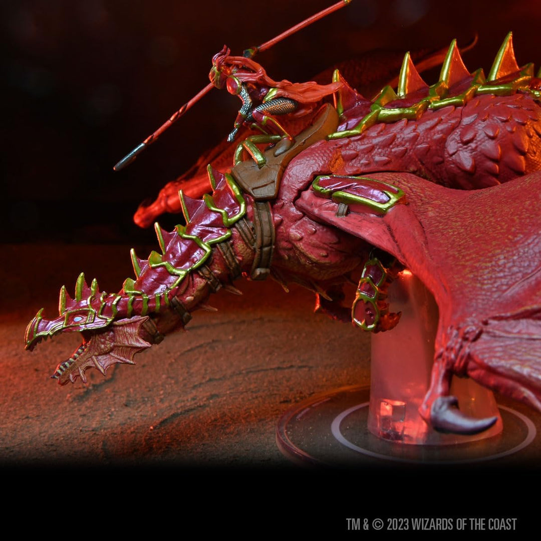 WizKids D&D Icons of the Realms: Dragonlance – Rote Ruine & Roter Dragonnel (Set 25) Dungeons and Dr