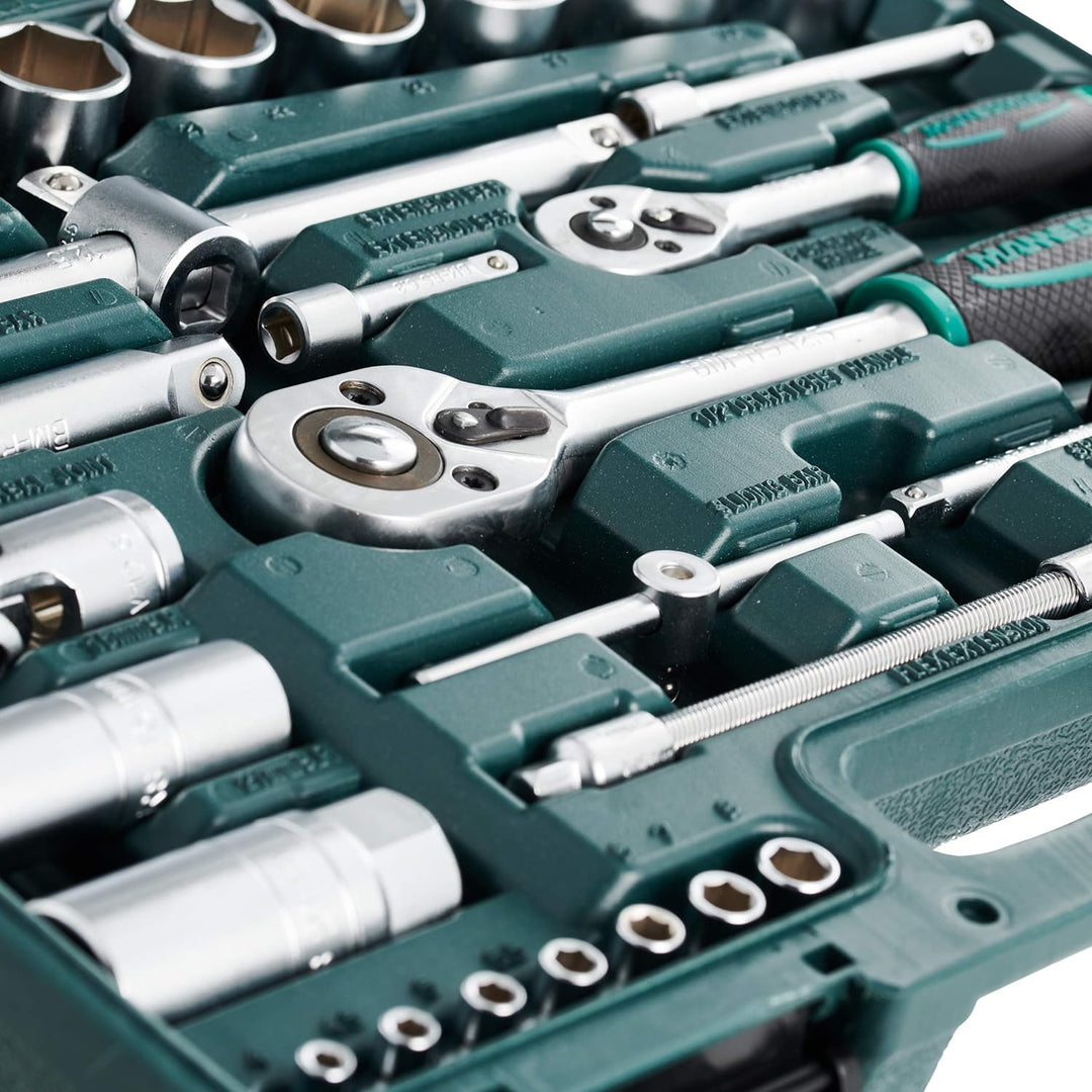 Mannesmann 82-tlg. Steckschlüsselsatz 1/4"+1/2", M29112