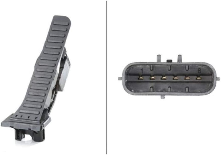 HELLA 6PV 008 689-701 Sensor, Fahrpedalstellung - für Linkslenker - Schaltgetriebe