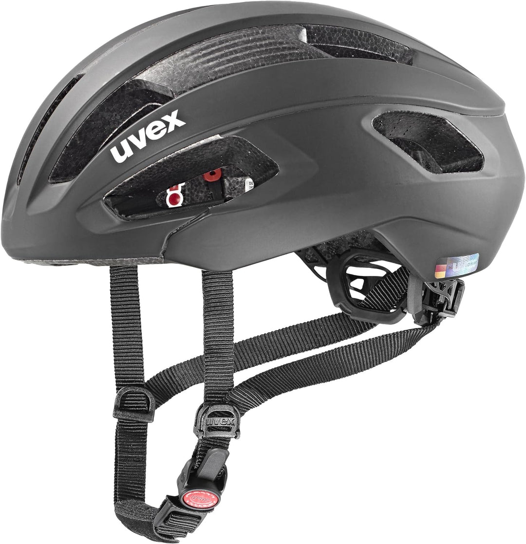 Uvex Rise CC Rennrad Fahrrad Helm matt schwarz 2024 52-56 cm, 52-56 cm