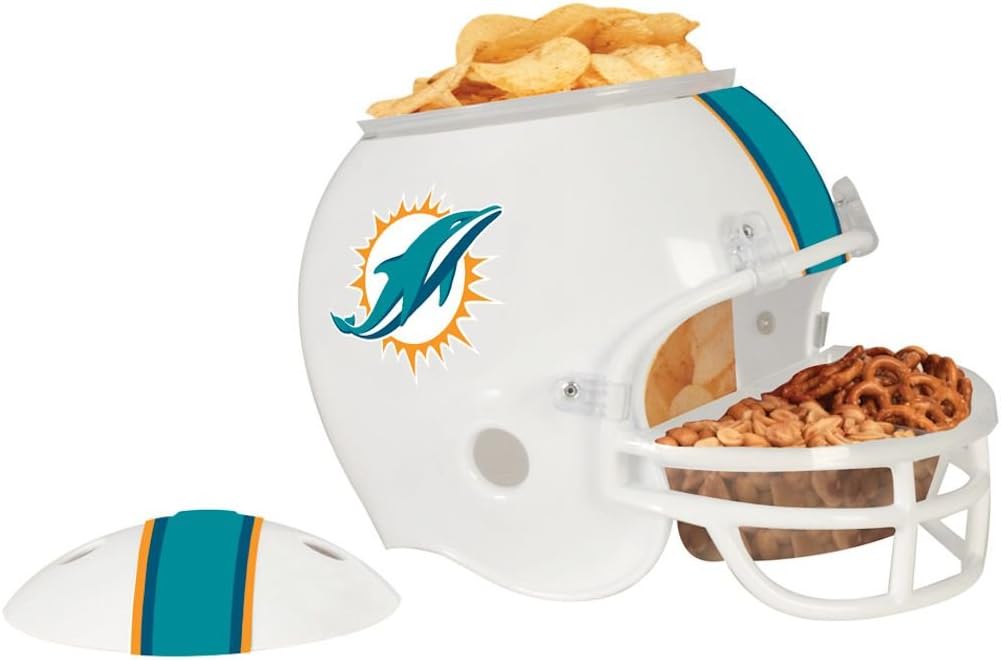 Wincraft Miami Dolphins Snackhelm Weiss, Weiss