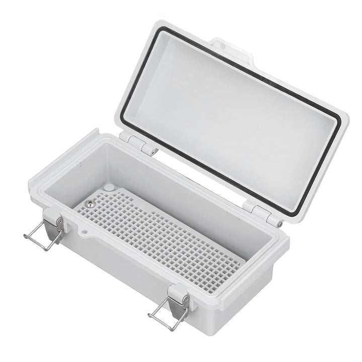 Jiawu Elektronikgehäuse für den Aussenbereich, wasserdichte Elektrobox ABS + Edelstahl für raue Umge