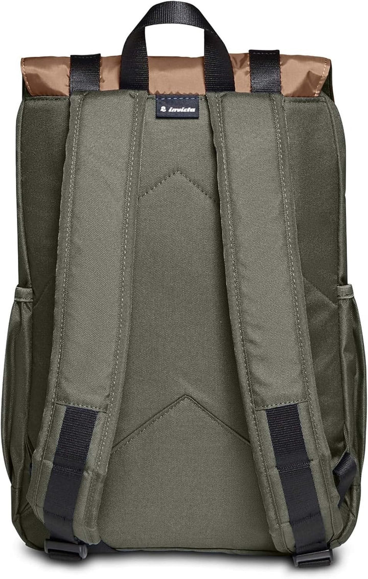 INVICTA CHAT COLORBLOCK, Rucksack aus nachhaltigem Stoff, Praktisch & Unisex, Leicht, kompakt, mit L