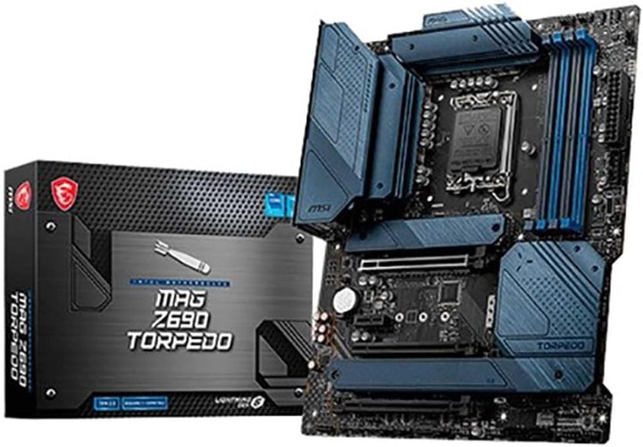 MSI MAG Z690 TORPEDO Gaming Mainboard ATX, unterstützt Intel Prozessoren der 12. Generation, LGA 170