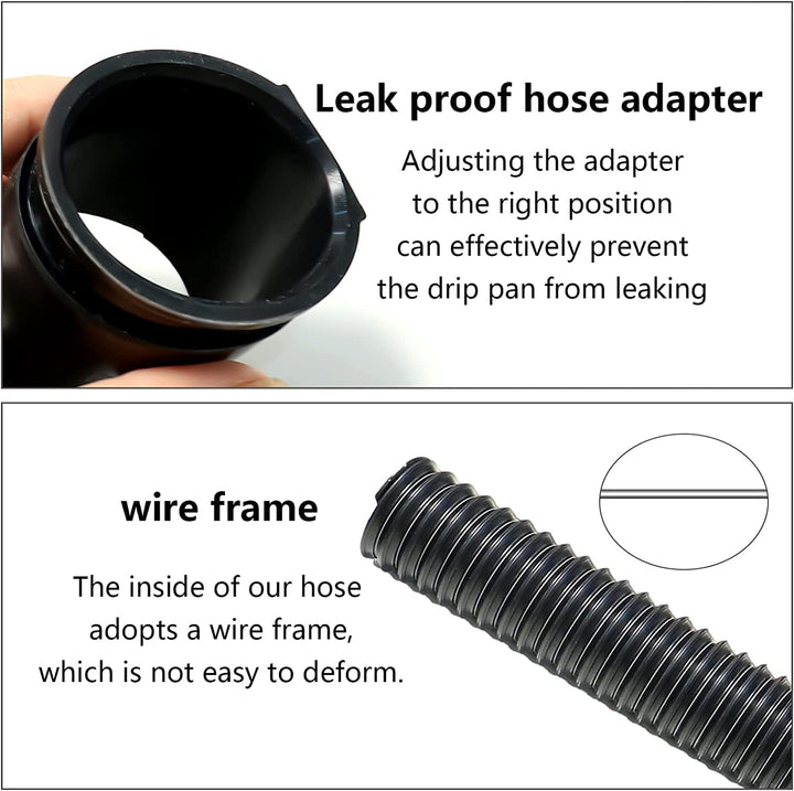 Regenrohrklappe Fallrohr Verlängerungsset, 12×12 Zoll flaches Fallrohr des Auffangbeckens mit Plasti