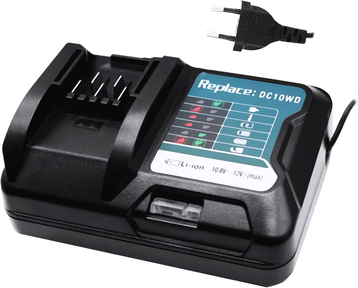 GOLEMON 12V DC10WD Ladegerät Für Akku BL1016 BL1015 BL1021B BL1041B BL1040B BL1020B Für Makita Tool