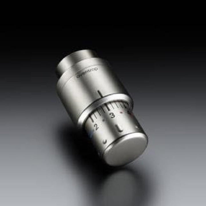 OventropSH Oventrop Thermostat Uni SH mit Nullstellung und Flüssig-Fühler 1012085, Edelstahl-Optik,