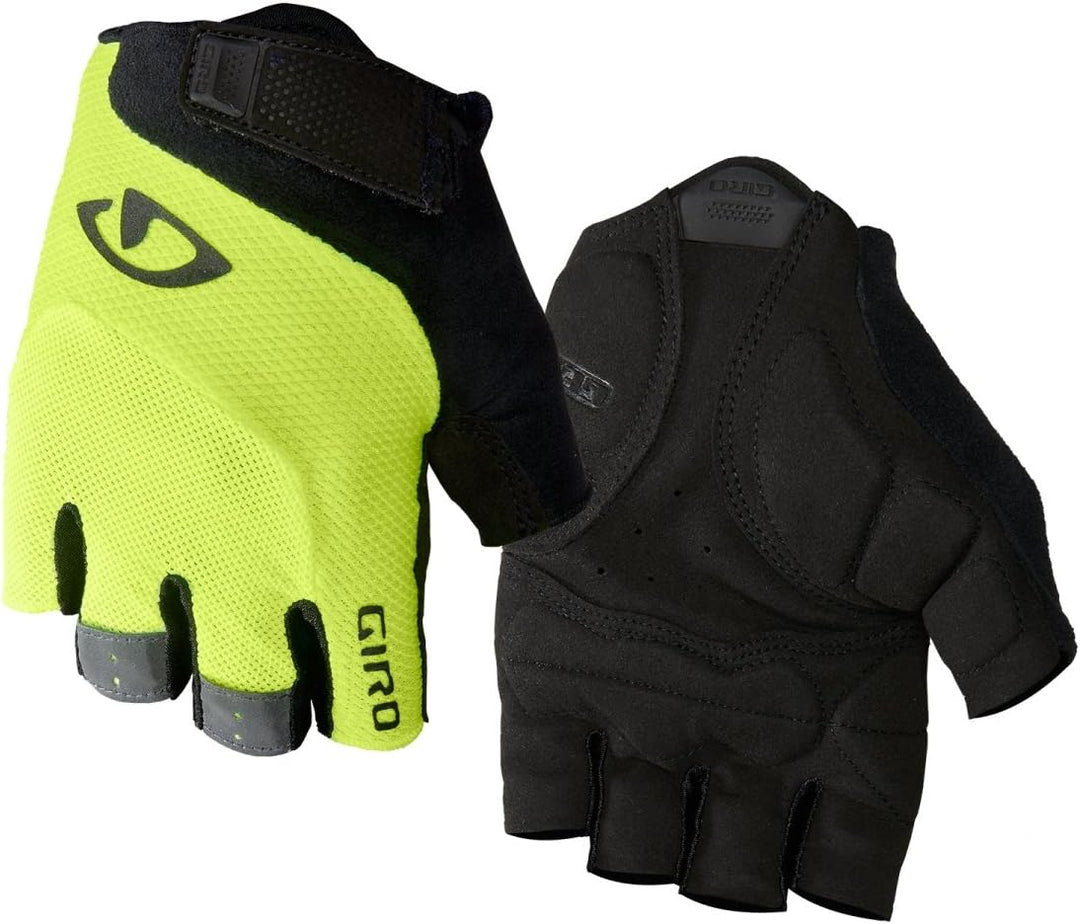 Giro Unisex -Erwachsene Bravo Gel Handschuhe M highlight yellow-M, M highlight yellow-M