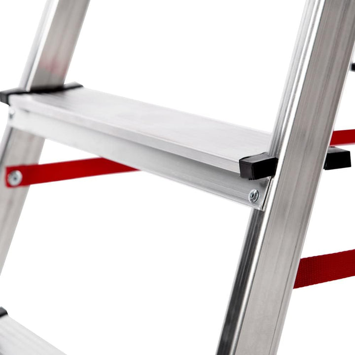 Aluleiter Zweiseitige Haushaltsleitern EN131 Stehleiter 2x2 2x3 2x4 Stufen 150KG (2x4-150)