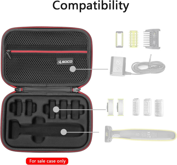 RLSOCO Tasche für Philips OneBlade Face & Body QP2824,QP2734,QP2834,QP4631,QP2630,QP2724,QP2520 - Ha