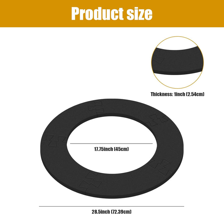 DingGreat Dartscheiben Surround für unterwegs,Leicht zu tragen,Wirksamer Schutz von Abnähern und Wän