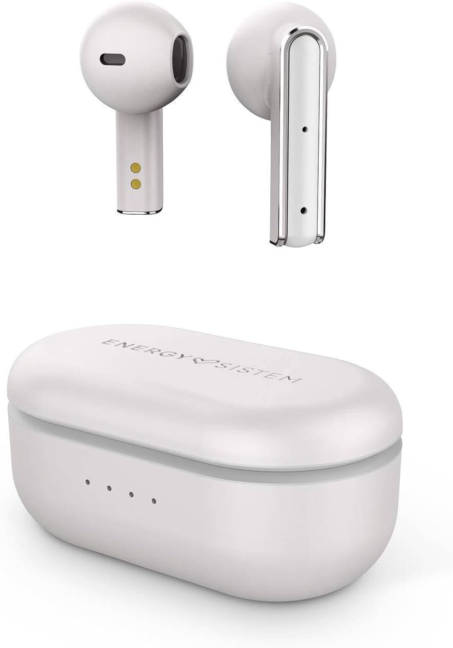 Energy Sistem Earphones True Wireless Style 4 Cream (Kopfhörer zum kabellosen Musikgenuss Kompaktes