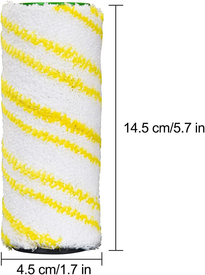 Jajadeal 4 Stück Ersatzrollen Walzen für Kärcher FC7 FC5 FC3, Ersatzteile Rollen für Karcher Bodenre