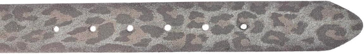 Vanzetti Animal Scouting 35mm Leather Belt W110 Leo Gray