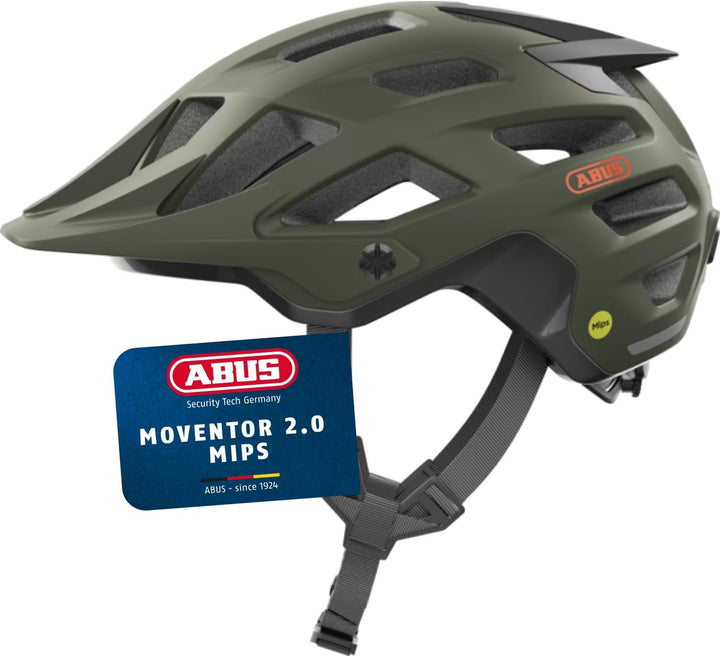 ABUS MTB-Helm Moventor 2.0 MIPS - Fahrradhelm mit Aufprallschutz für den Geländeeinsatz - All-Mounta