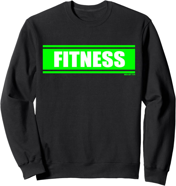 Fitness Grün Gym Fitness Workout Gym Spruch Motivation Grün Sweatshirt