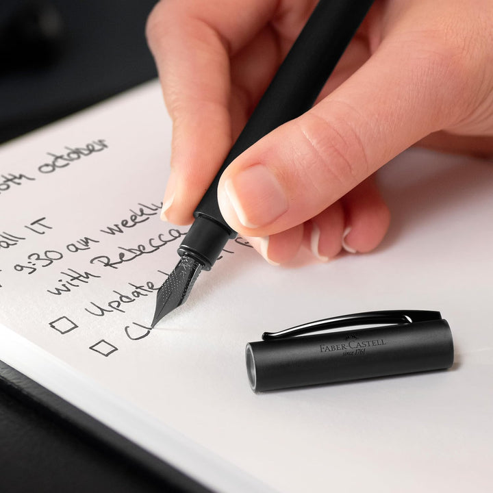 Faber-Castell Füllfederhalter Ambition All Black Limited Edition, Füllfederhalter