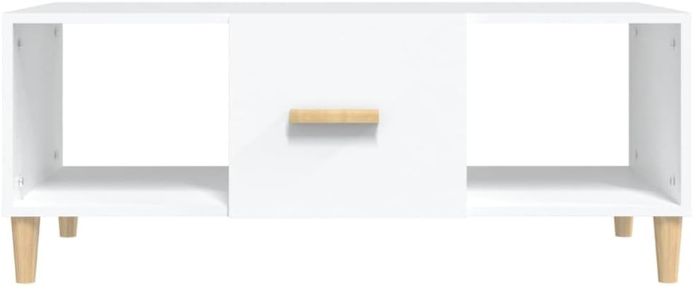 FIRBNUS Wohnzimmertisch Modern 102x50x40 cm Tisch Wohnzimmer Couchtisch Beistelltisch Stilvollen Kle