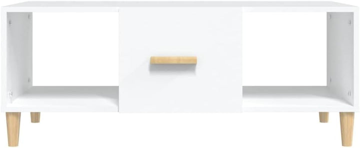 FIRBNUS Wohnzimmertisch Modern 102x50x40 cm Tisch Wohnzimmer Couchtisch Beistelltisch Stilvollen Kle