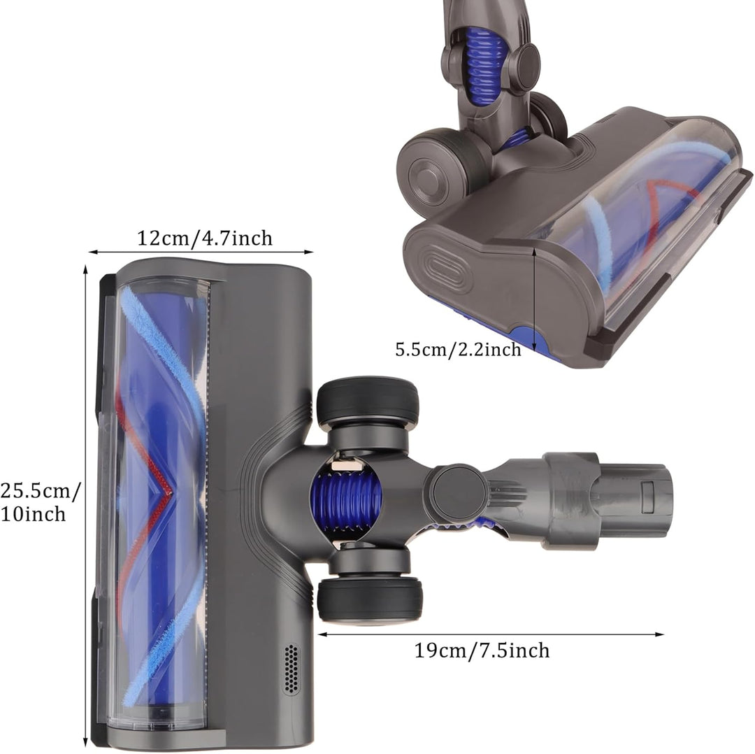 Ersatz-Motorkopf-Aufsatz für Dyson V6, DC58, DC59, DC61, DC62, DC74 Akku-Staubsauger, V-förmiger Tur