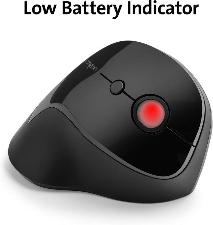 Kensington Kabellose ergonomische vertikale Maus, Wireless Pro Fit Ergo Vertikale Computermaus mit S