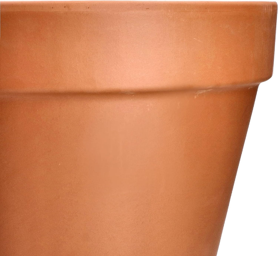 KOTARBAU® 12er Set Blumentopf aus Terrakotta ⌀ 7 cm Übertopf mit Rand für Innenräume und Gärten, Ter