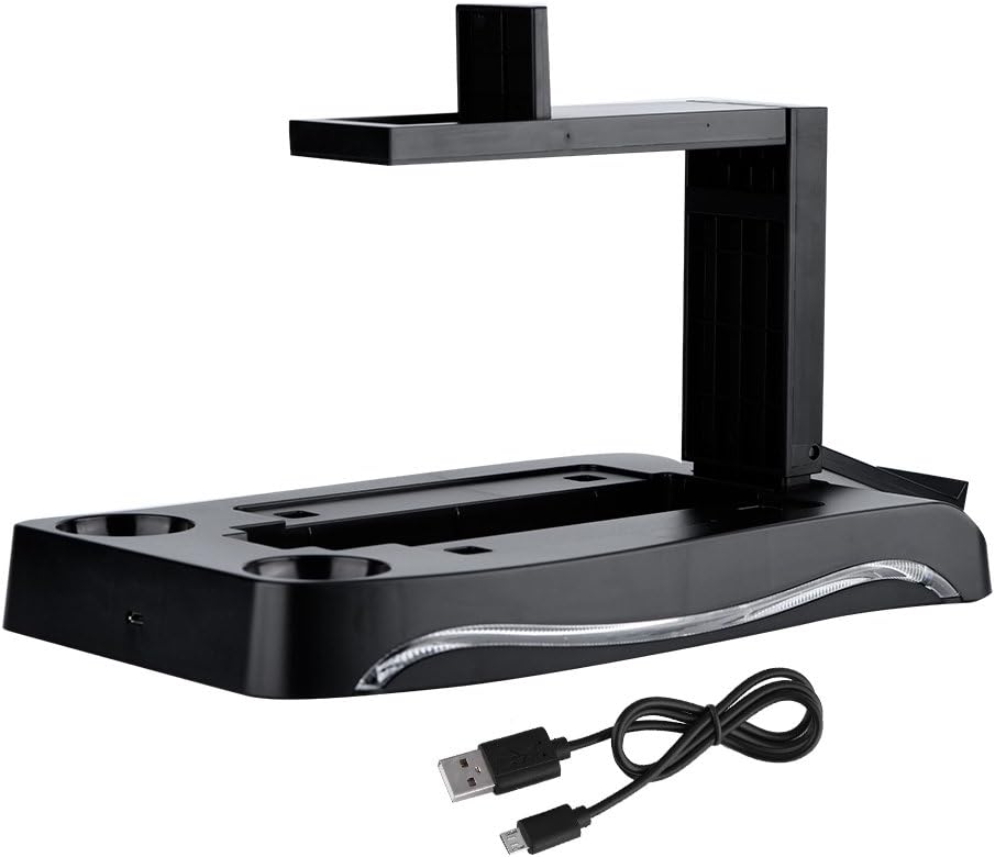 Goshyda VR Stand Ladestation, für PS4 VR Controller Ladestation Dock Stand Ladestation Ladestation H