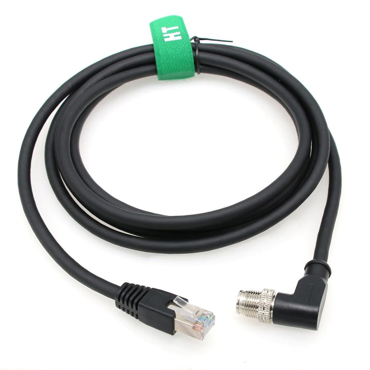 HangTon Gigabit Ethernet M12 8 Pin X-Code RJ45 Netzwerk-Datenkabel für industrielle Sensorautomation