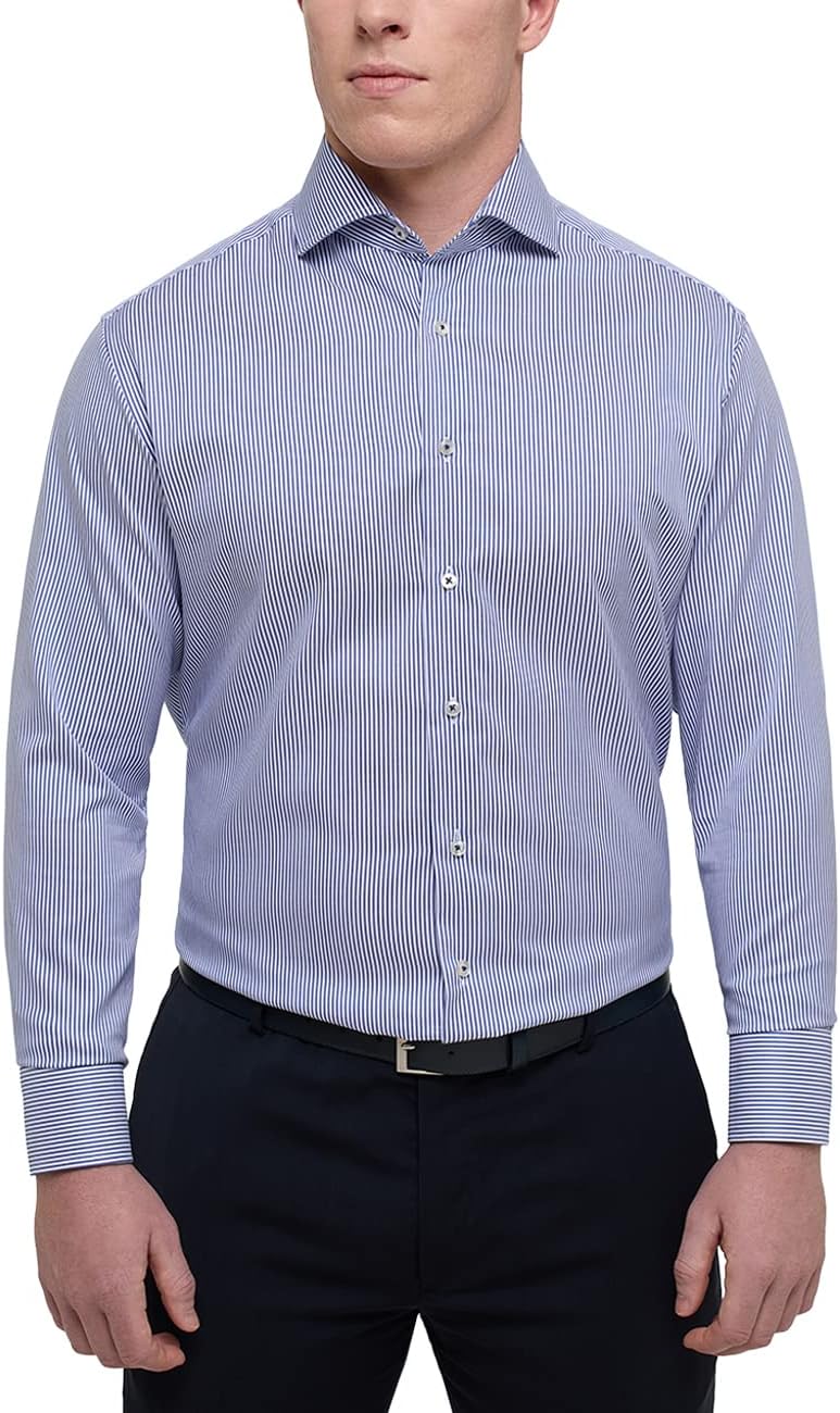 eterna Herren Twill-Hemd MODERN FIT 1/1 himmelblau 40_H_1/1
