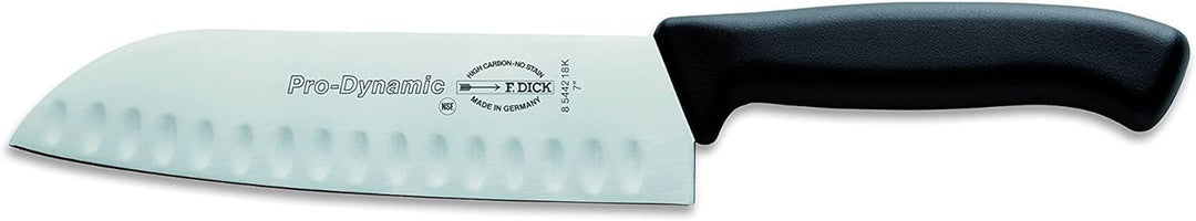 F. DICK ProDynamic Kochmesser Santoku (Klingenlänge 18 cm, mit Kullenschliff, Küchenmesser, Klinge X