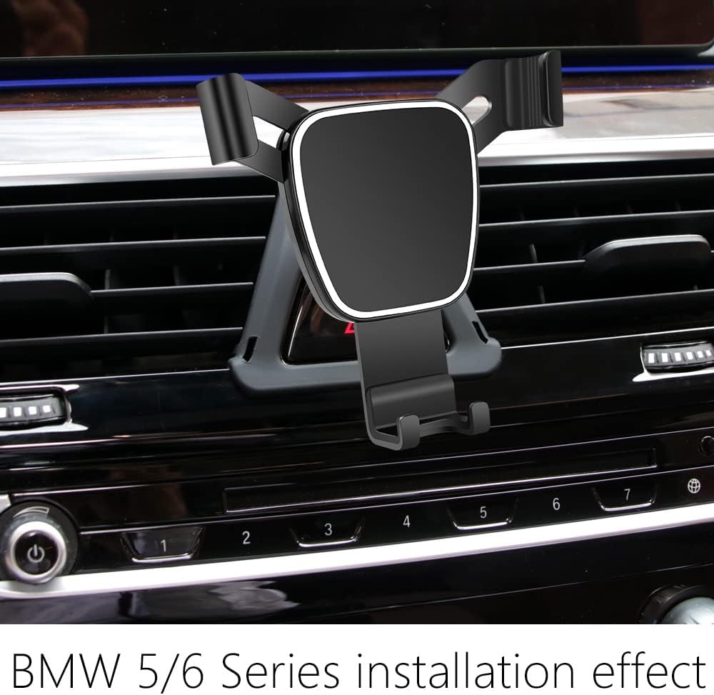 LUNQIN Kfz-Handyhalterung für 2017–2023 BMW 5er Serie M5 525i 530i 540i M550i 530e xDrive Autozubehö