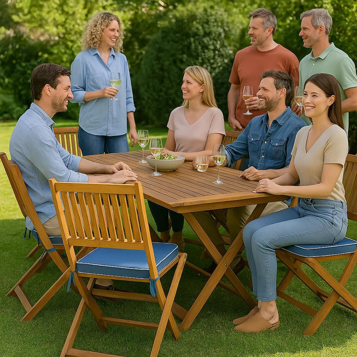 Brandsseller Outdoor Sitzkissen Kissen Dekokissen - Schmutz- und Wasserabweisend - 220 gr. Füllung -