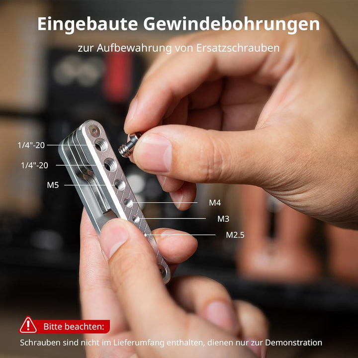 SMALLRIG Kamera Multitool Werkzeug mit Schraubendreher und Schraubenschlüssel, Folding Screwdriver T