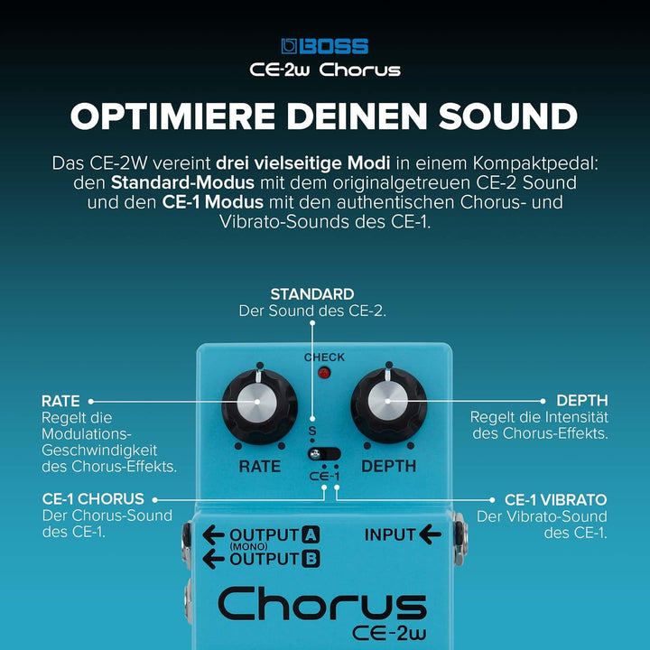 Boss CE-2W Chorus Effektpedal