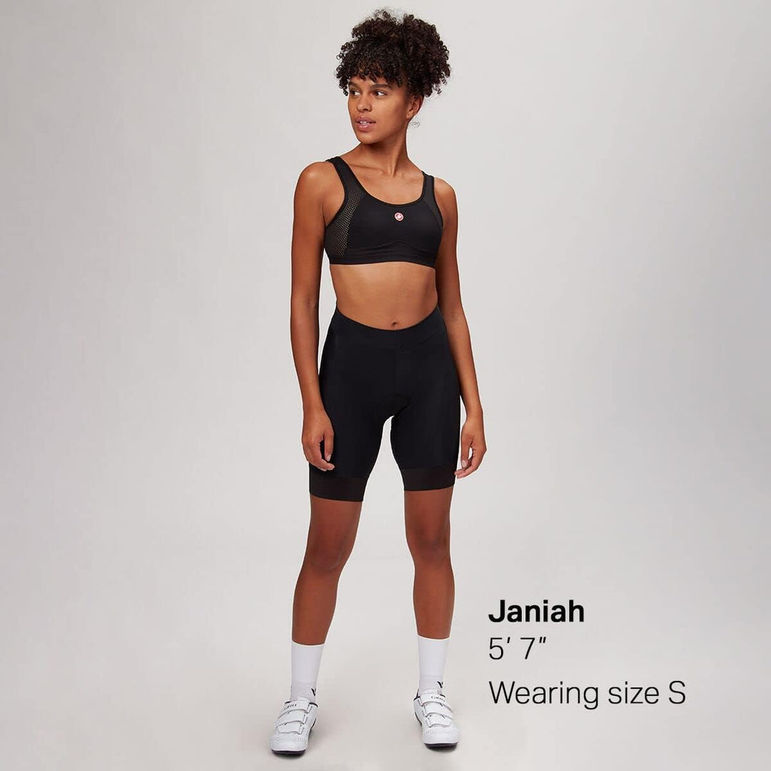 CASTELLI Damen Rosso Corsa Bra Sports XS Schwarz-weiss, XS Schwarz-weiss