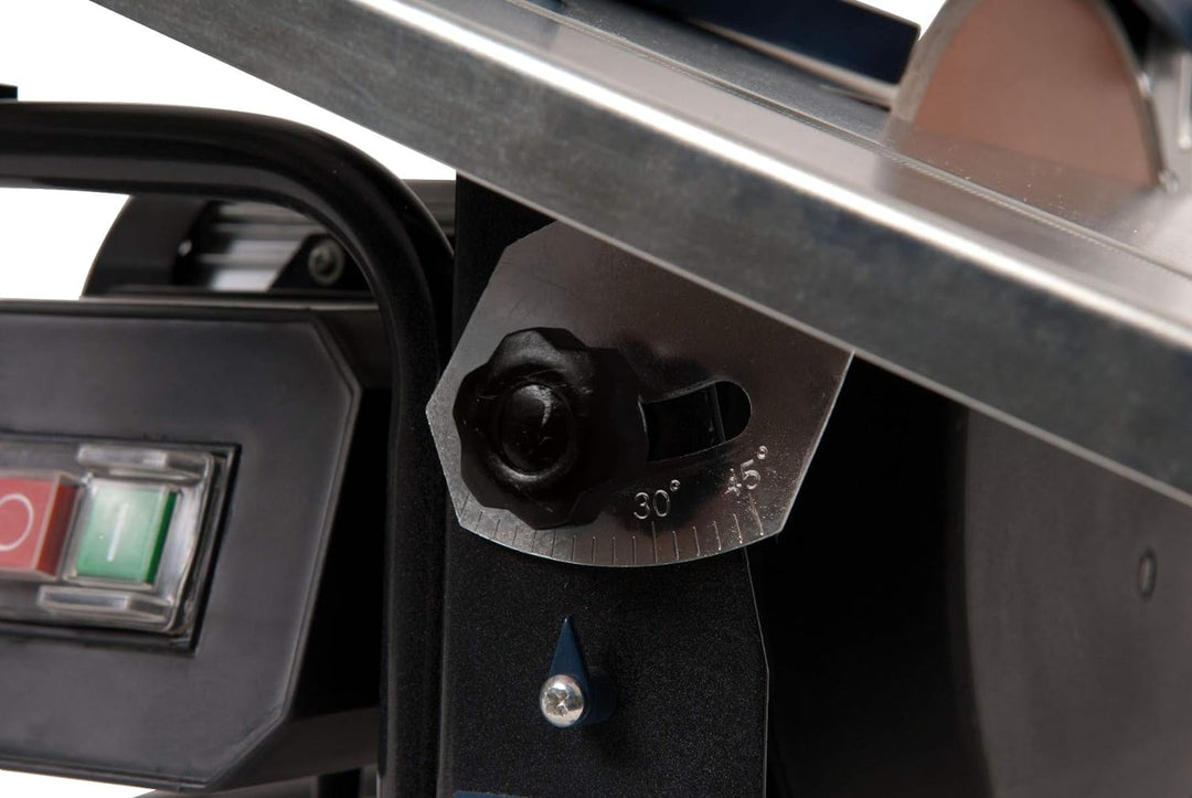 FERM Fliesenschneider 900W - 2950/min - 200mm Diamantscheibe - Wassergekühltes Sägeblatt - 0-45 Grad