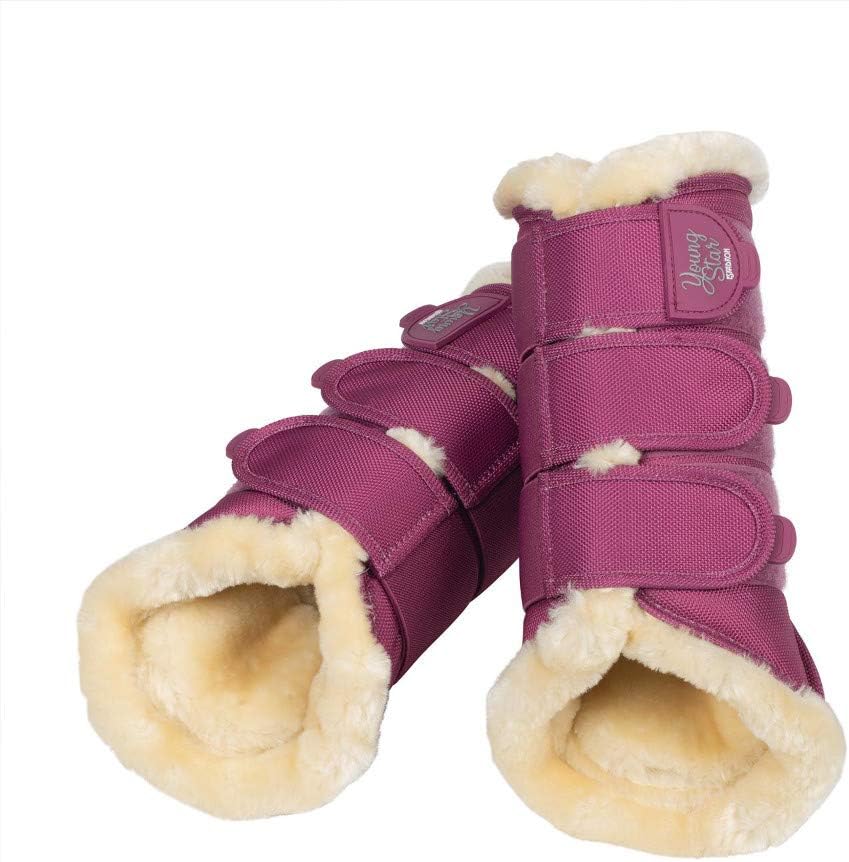 Eskadron - Soft Gamaschen FAUXFUR - Young Star pink L, pink L