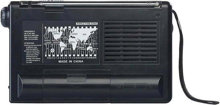 auvisio Weltradio: Analoger 20-Band-Weltempfänger mit FM, MW und 18x KW (analog Radio, KW Radio, bat