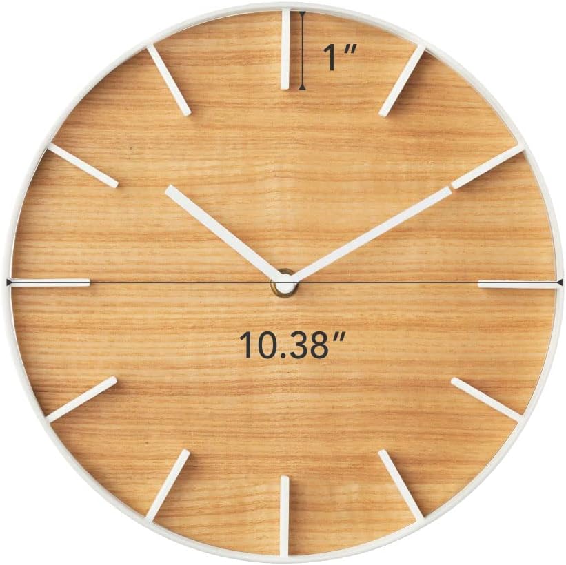 Wall clock - Rin - beige Weiss Single, Weiss Single