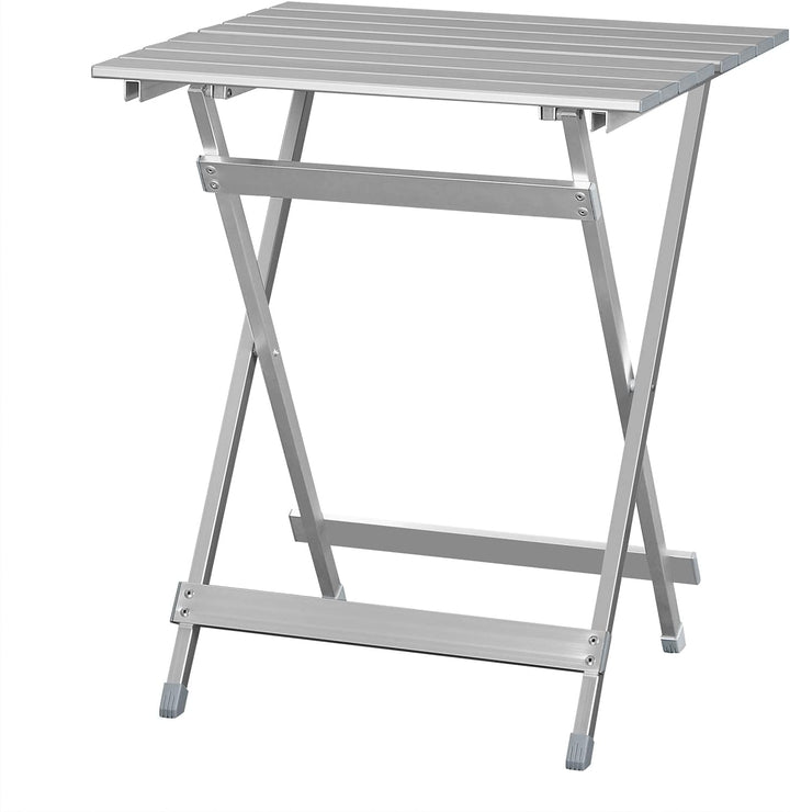 WOLTU Alu Tisch Klapptisch Campingtisch Balkontisch Gartentisch Klappbar aus Aluminium, 50.5x47x59.5