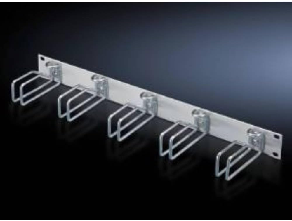 Rittal Stahl Kabel-Panel 1U, Grau