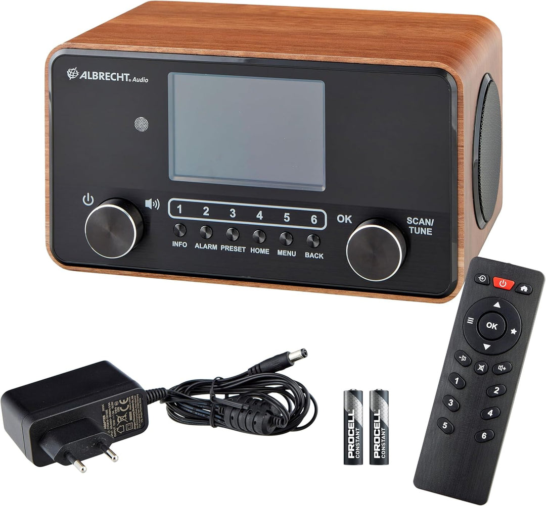 Albrecht DR 866 Seniroren und Blindenradio - mit Sprachausgabe und grossem Display, schwarz, 27866