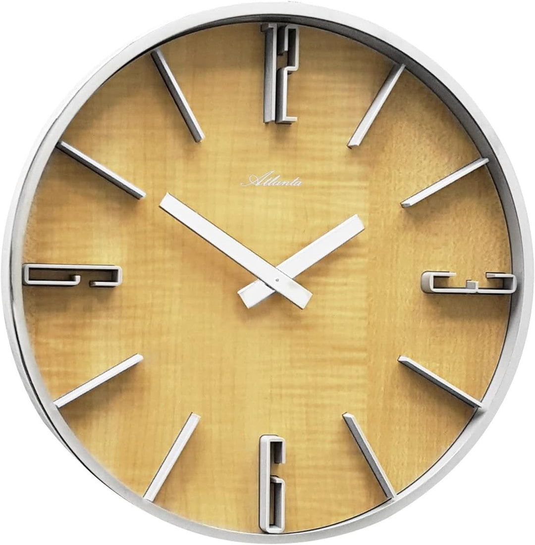 Atlanta 4426/30 Wanduhr Erle